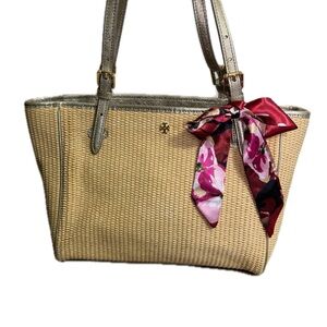 Tory Burch Raffia York Natural Straw Tote